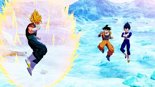 Vegito vs Goku and Vegeta in Dragon Ball Z: Kakarot Mods