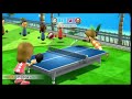 Wii Sports Resort: Table Tennis 11-Point Match - Luciano vs. Ryantha