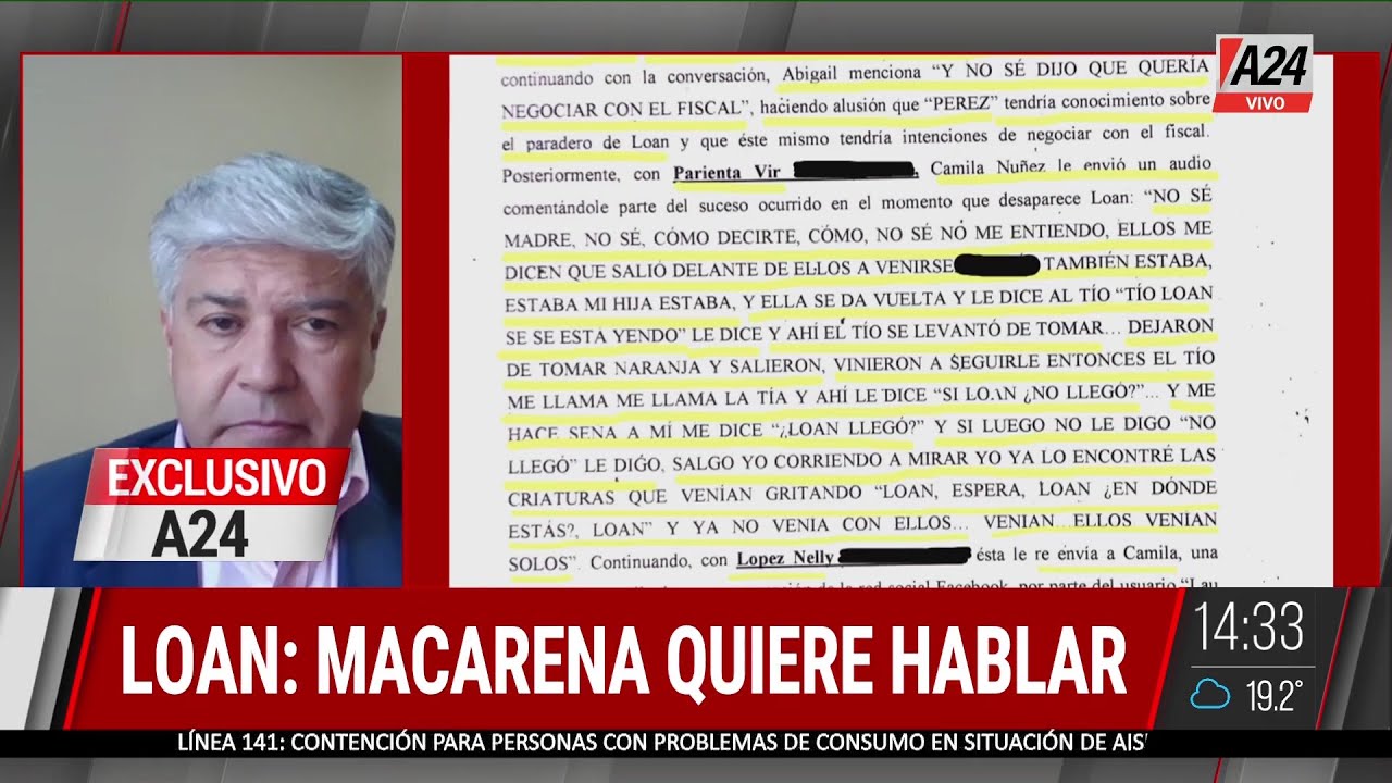 BOMBA en el caso Loan: Está con un hombre y está vivo