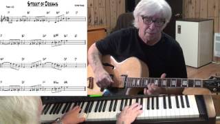 Street of Dreams - Jazz guitar &amp; piano cover ( Victor Young )