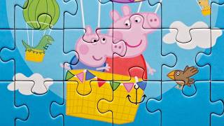 PUZZLE Peppa Pig Balloon Ride Video for Kids screenshot 4