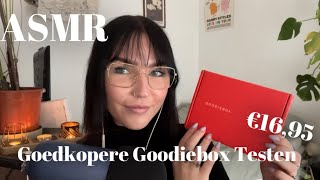 Dutch ASMR - Goodiebox Unboxing | Fluisteren en Tappen