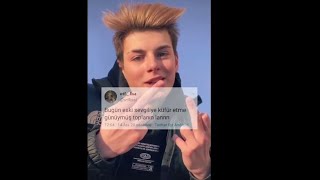 Ti̇ktok Vi̇deosu Üzeri̇ne Twi̇tter Mesaji Bugün Eski̇ Sevgi̇li̇ye Küfür Etme Günüymüş Toplanin Lannn