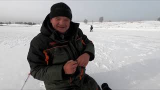Рыбалка по первому льду 2018! Ловим окуня  Балансир против блесны  Кто кого