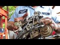 Limpiando carburador de pick toyota año 88motor 22R