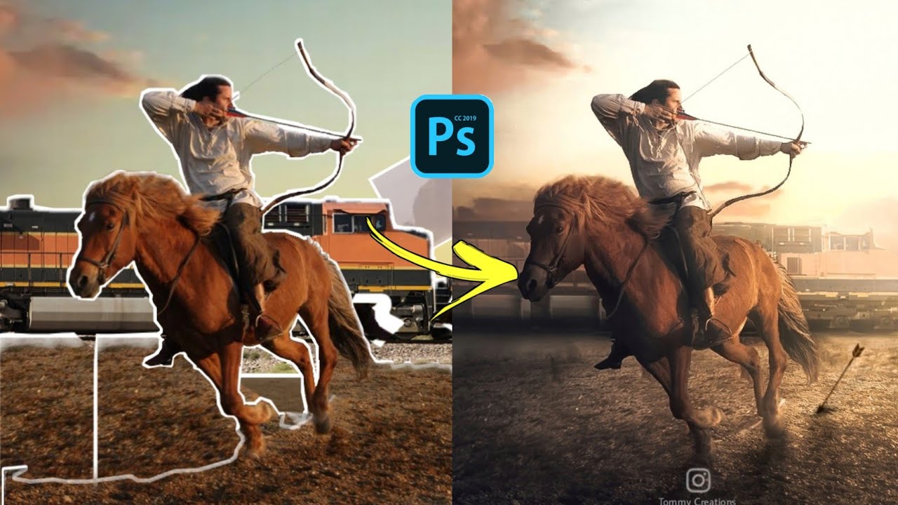 War mobile Photo manipulation with Ps touch, Speed Art...