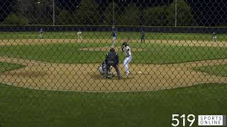 Andrew Bishop with a pinch hit GRAND SLAM for the K-W Jr. Panthers