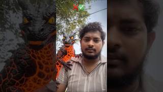 “Real Ya Fake? Lava Dragon Mere Upar Baitha Hai 😳🔥”🤯🌋🔥👽#anime #animation #shorts