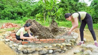 Build Miniature With Stone And Brick, Build Farm  How to build  Miniature | New Peaceful Life