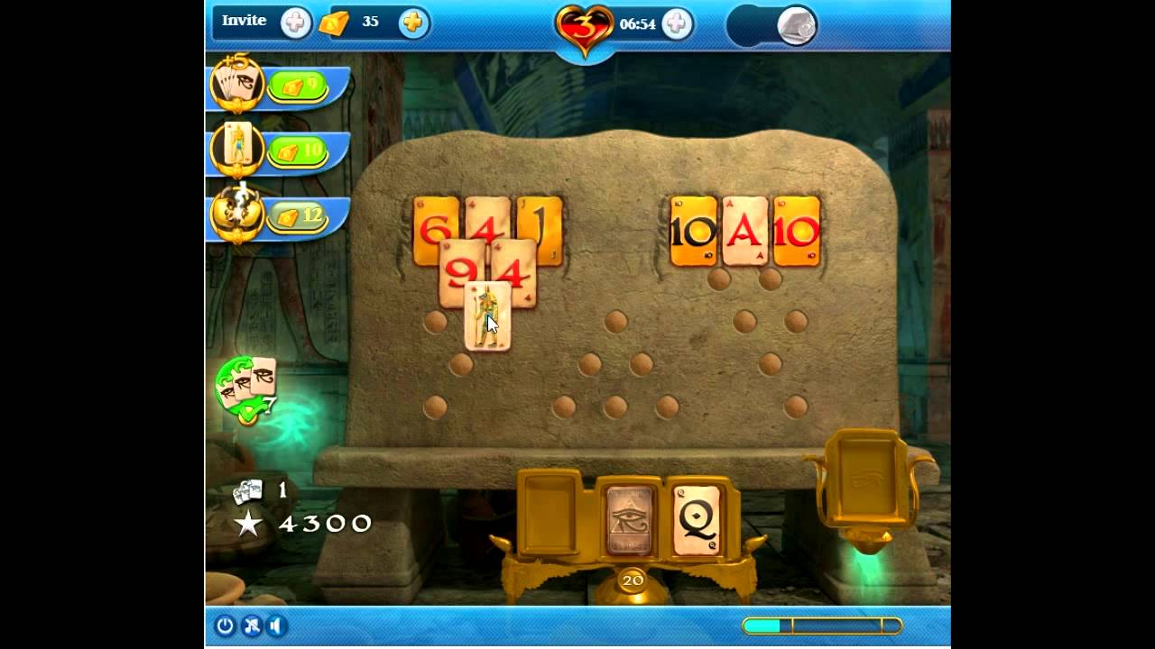 Pyramid Solitaire Saga level 34, 3 stars 😈