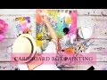 cardboard box painting