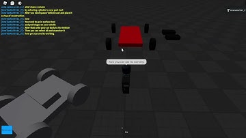 Roblox F3X car tutorial 2022