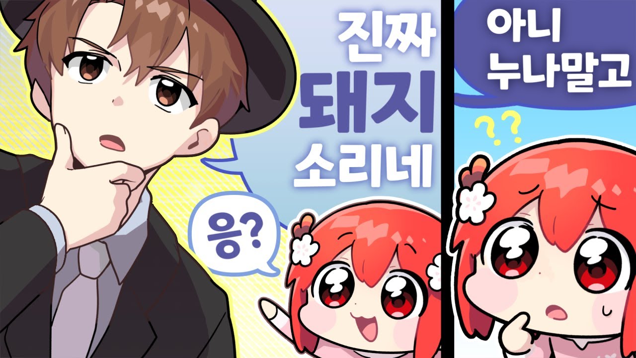 돼지에 민감한 여자