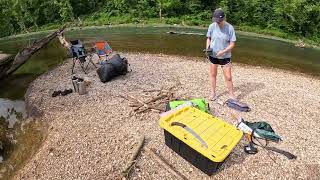 Two day float and fishing on the Gasconade river