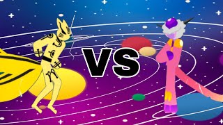 Naruto Beast Vs Frieza | Hard Mode | Stickman Warriors: Super Dragon Shadow Fight screenshot 4