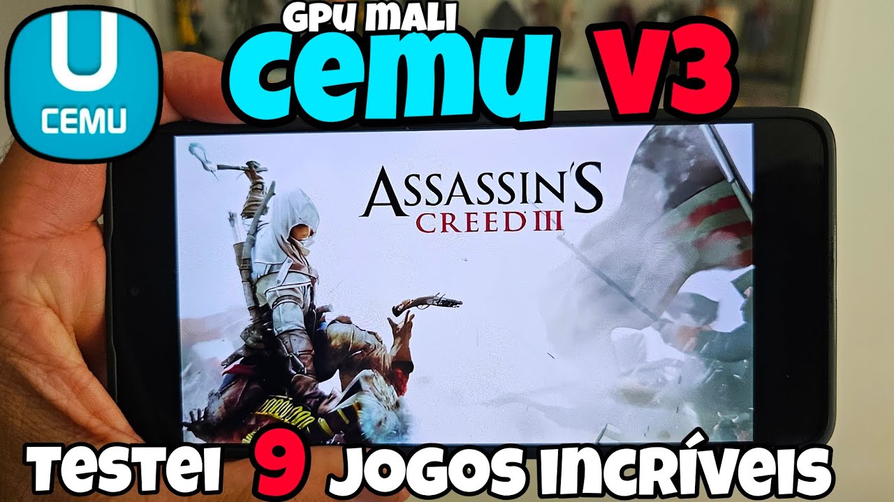 AGORA SIM!! NOVA ATUALIZAÇÃO CEMU V3 EMULADOR DE WIIU NO ANDROID ...