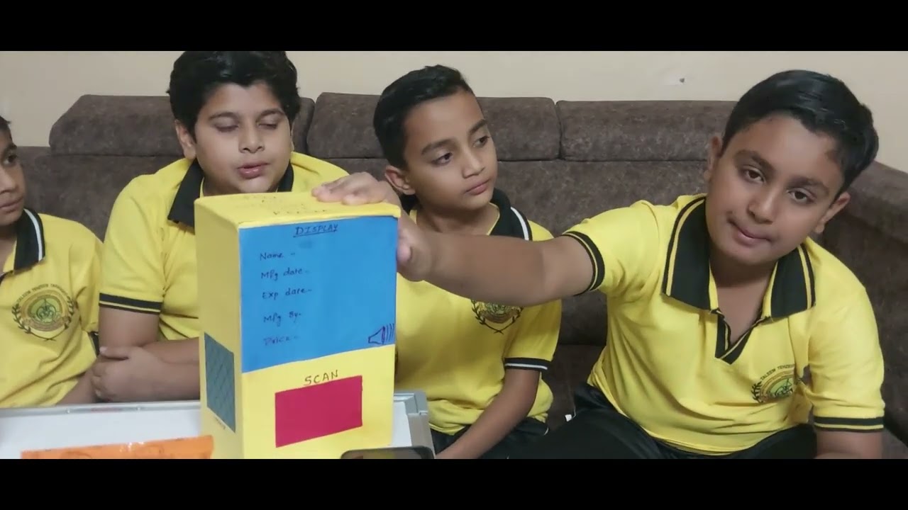 Food & Medicine Code Reader   Class 6th   Science Project