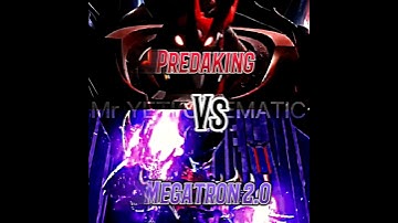 Megatron 2.0 vs Predaking #predaking#megatron#tfp#transformers