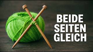 Einseitiges Muster in nur einer Reihe – schnell & einfach!