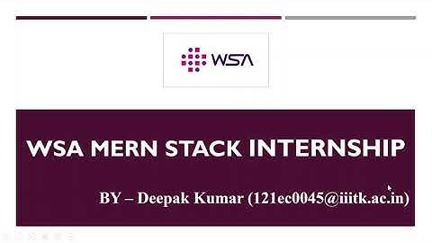 MERN Stack Internship @ WSA Academy | Internship Project | Food Ordering APP
