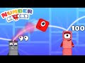 If numberblocks were geometry dash characters  one hundred steps