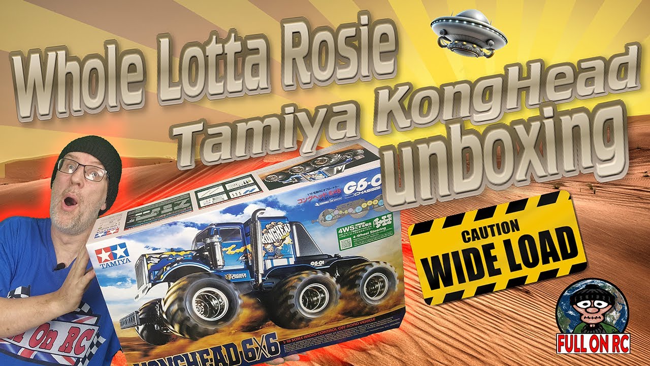 Whole lot of RC. First look at the Tamiya KongHead 6x6 (G6-01) I