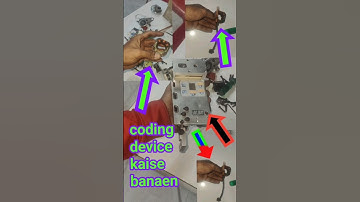 embroidery machine coding device kaise banaen #automobile