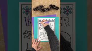 Happy Winter Coloring Pages for Kids #winter #coloring #kidslearning #preschool