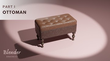 Chesterfield Ottoman Blender Tutorial - Part I