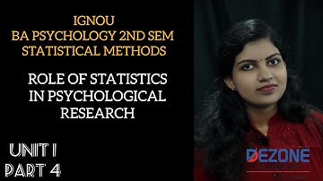 IGNOU BA PSY 2ND SEM STATISTICAL METHODS UNIT 1 INTRODUCTION TO STATISTICS PART 4