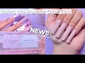 New testing kiara sky ccurve nail tips  using all in one acrylic powder as dip powder
