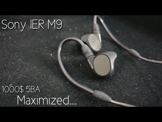 Sony IER M9 Review (English) 1000$ vs moondrop S8 - YouTube