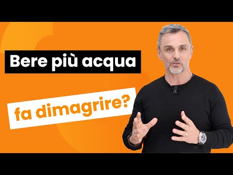 Video: Posso perdere peso bevendo acqua?