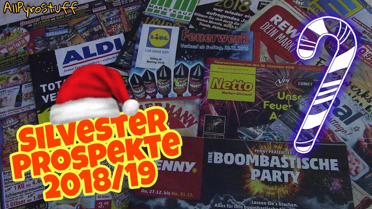 SILVESTER FEUERWERK PROSPEKTE ÜBERSICHT 2018/19 | Weihnachts-Special 2018 | AllPyroStuff