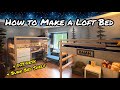 How to make loft beds strong  simple plus diy desk  bunk bed shelf