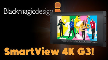 Introducing the Blackmagic Design SmartView 4K G3: Your Ultimate Video Monitoring Solution!