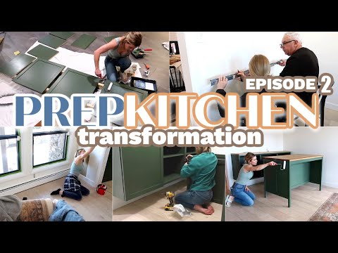 FROM BREAKFAST ROOM TO PREP KITCHEN | HUGE ROOM TRANSFORMATION | DIY PREP KITCHEN | EPISODE 2