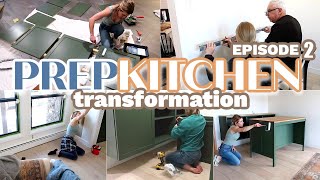 FROM BREAKFAST ROOM TO PREP KITCHEN | HUGE ROOM TRANSFORMATION | DIY PREP KITCHEN | EPISODE 2