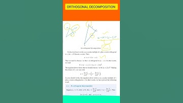 ✅️Orthogonal complement explanation cauchy Schwarz| inner product space #gate #csirnet #iitjee #nbhm