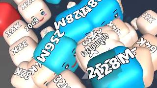 Cube 2048.io Game 🎲 A NEW GAME  🎲 CUBES SNAKE 2048.io Gameplay screenshot 1