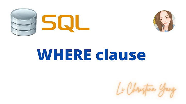 【SQL】#14 | WHERE clause_"=" and NO operator | 试用版
