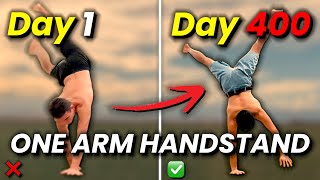 Average Guy Learns the One Arm Handstand in 413 Days Wealth