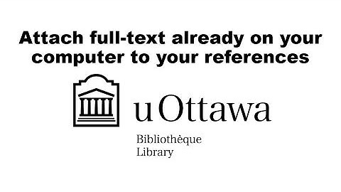 Attach full-text articles already on your computer [Zotero]
