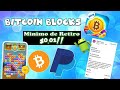 &quot;Bitcoin Blocks&quot; Mínimo de retiro $0.01!! (Prueba de Pago) Gana dinero jugando