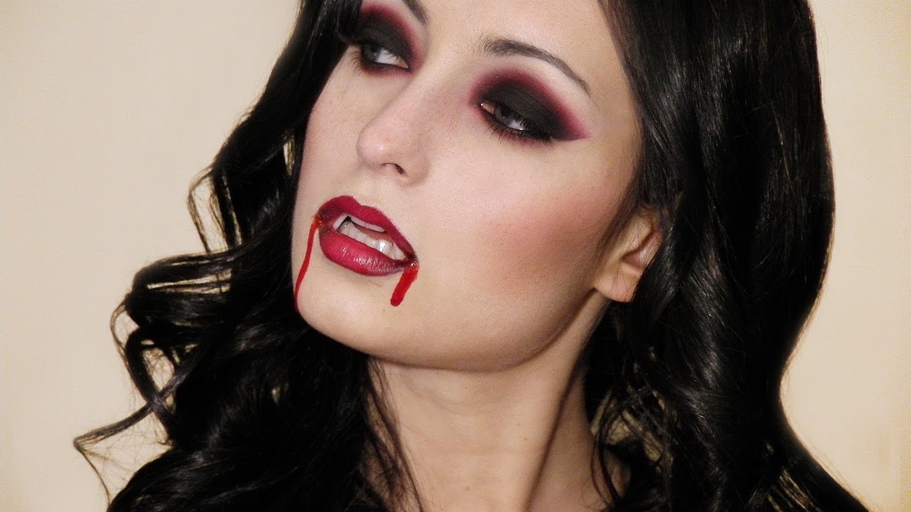 Sexy Vampire Halloween Makeup Look YouTube