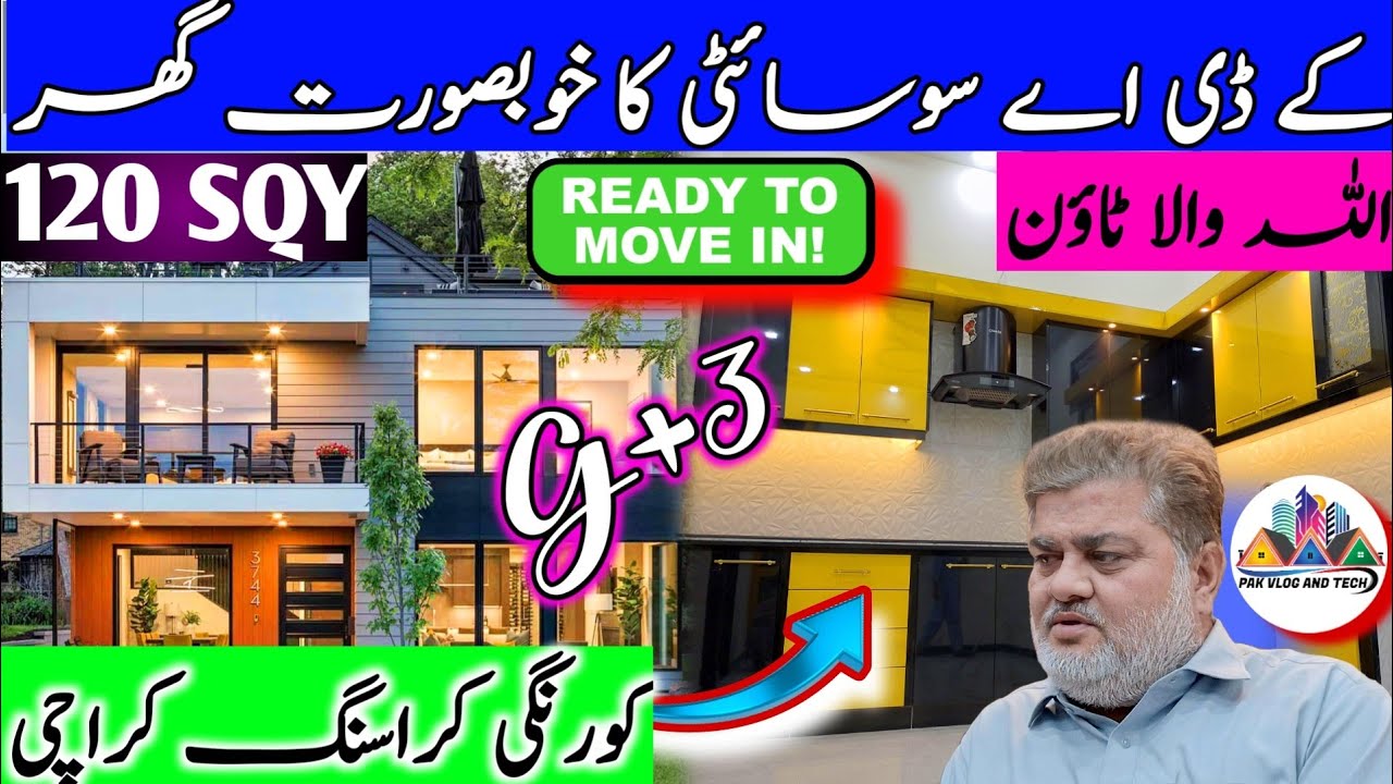 House for Sale Korangi Crossing 120 SQY House for Sale KDA Society