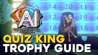 AI: THE SOMNIUM FILES - nirvanA Initiative Quiz King Trophy Guide (Amame's Quiz Solution) screenshot 2