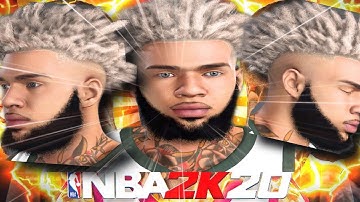 *NEW* BEST DRIPPY FACE CREATION TUTORIAL IN NBA 2K20! LOOK LIKE A DRIBBLE GAWD | BEST FACE CREATION