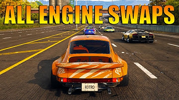 NFS Unbound - All Engine Swaps Fully Upgraded Of The NERFED Porsche Carrera 911 RSR 2.8