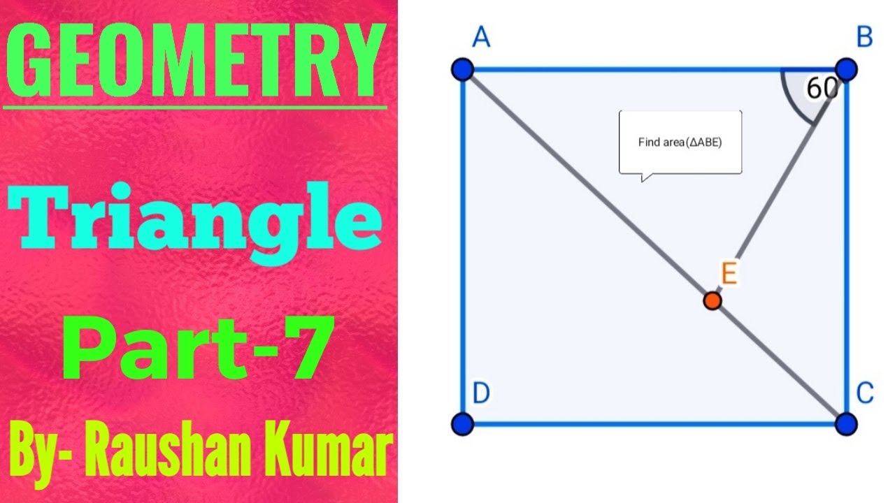 (HINDI) GEOMETRY TRIANGLE (Part 7) FOR SSC CGL,CPO AND OTHER EXAMS (By Raushan Kumar